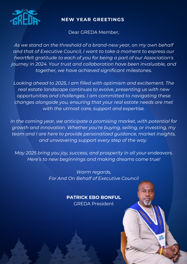 New Year Greetings - GREDA